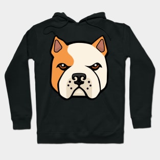 Bulldog face Hoodie